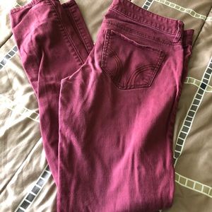 MAROON size 28 skinny pants! Super super comfy!